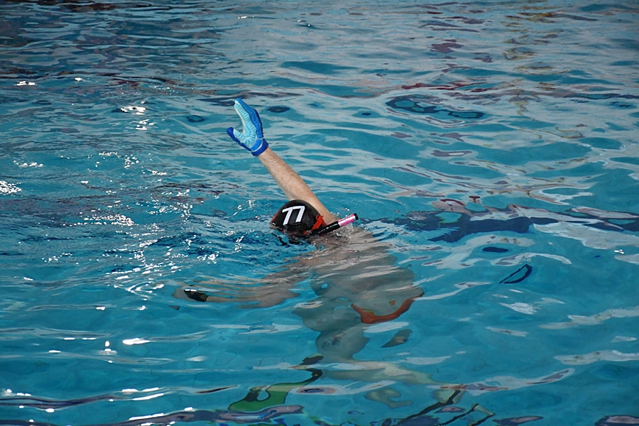 Hokej pod wodą Walenie Siemianowice Śląskie Finał WOŚP w Rudzie Śląskiej 25 I 2026